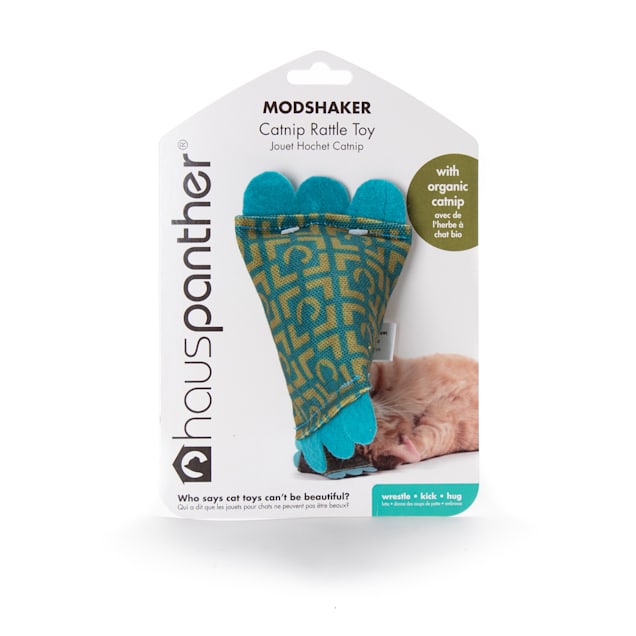 Hauspanther Collection By Primetime Modshakers Ocean Cat Toy, Large - Carousel image #1