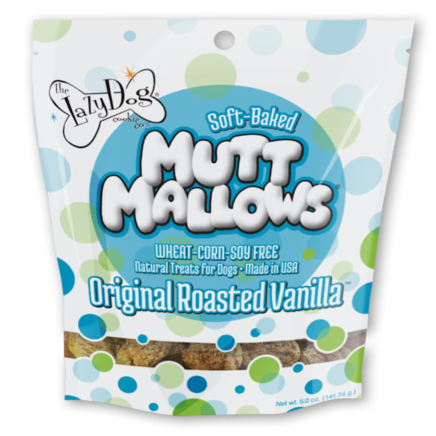 The Lazy Dog Cookie Co. Mutt Mallows Roasted Vanilla Soft-Baked Dog Treats, 5 oz. - Carousel image #1