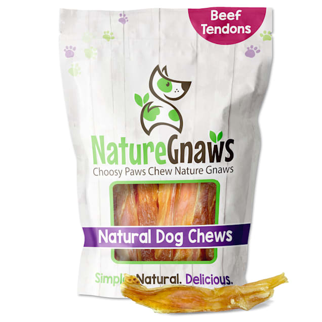 Nature Gnaws Beef Tendon Natural Dog Chews, 16 oz. - Carousel image #1
