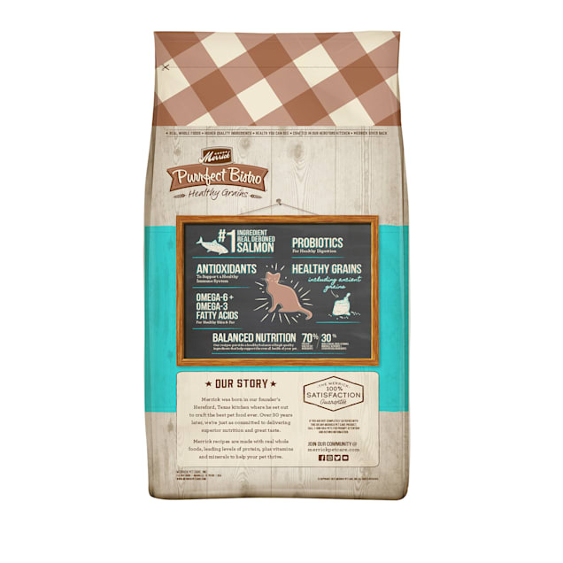 Merrick dry cat food top