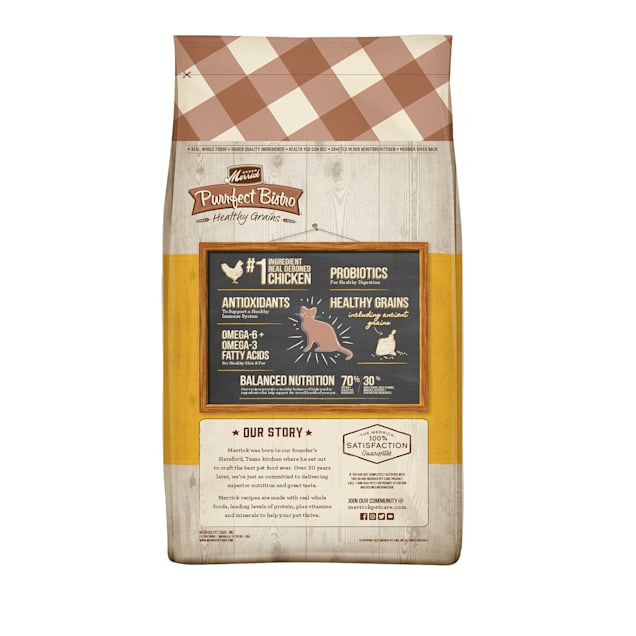 Merrick Purrfect Bistro Healthy Grains Chicken Brown Rice Recipe