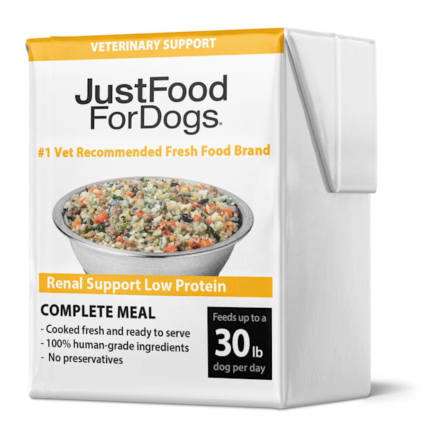 JustFoodForDogs Pantry Fresh Renal Support Low Protein Rx Support Dog