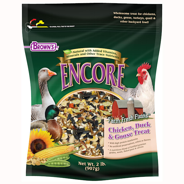 FM Browns Encore Natural Farm Fresh Fixins Chicken, Duck & Goose Treat, 2 lbs. - Carousel image #1