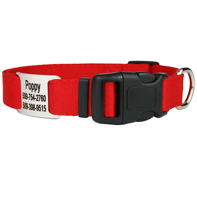 Adjustable Soft Dog Collar With Quick Release Buckle For Small