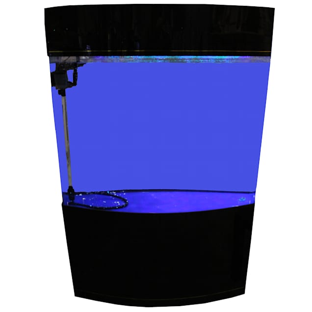 Penn Plax 58 Gallons Front Acrylic Aquarium Cylinder Tank 39.5