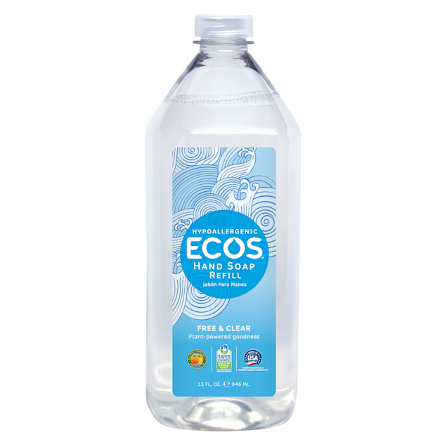 ECOS Hypoallergenic Free & Clear Refill Hand Soap, 32 fl. oz. - Carousel image #1