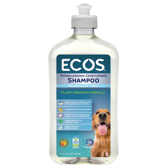 ECOS Pet Hypoallergenic Conditioning Fragrance Free Shampoo, 17 fl. oz. - Carousel image #1