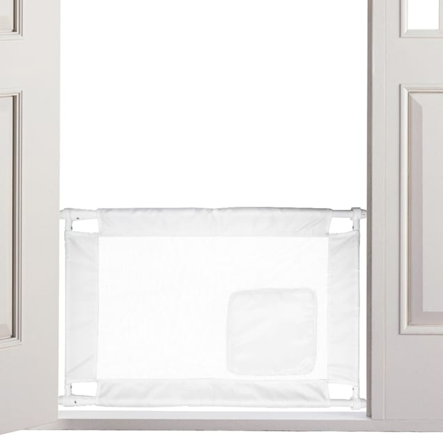 Pet Life White Porta Gate Travel Collapsible And Adjustable