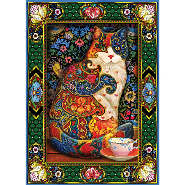 Willow Creek Press Painted Cat 1000-Piece Puzzle - Carousel image #1