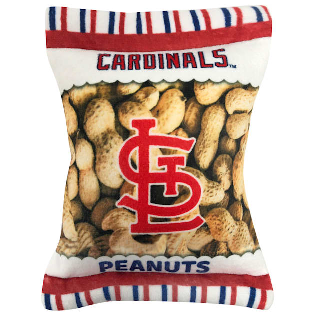 Pets First St. Louis Cardinals Peanut Bag Dog Toy, Medium - Carousel image #1