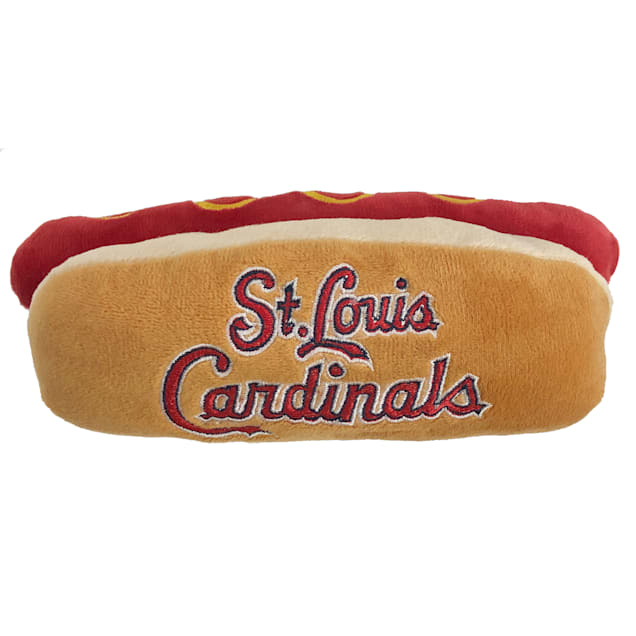 Pets First St. Louis Cardinals Hot Dog Toy, Medium - Carousel image #1