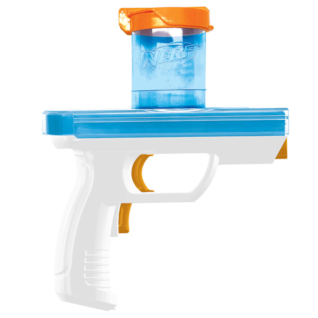 Nerf Chicken Flavored Treat Blaster Dog Toy, Medium