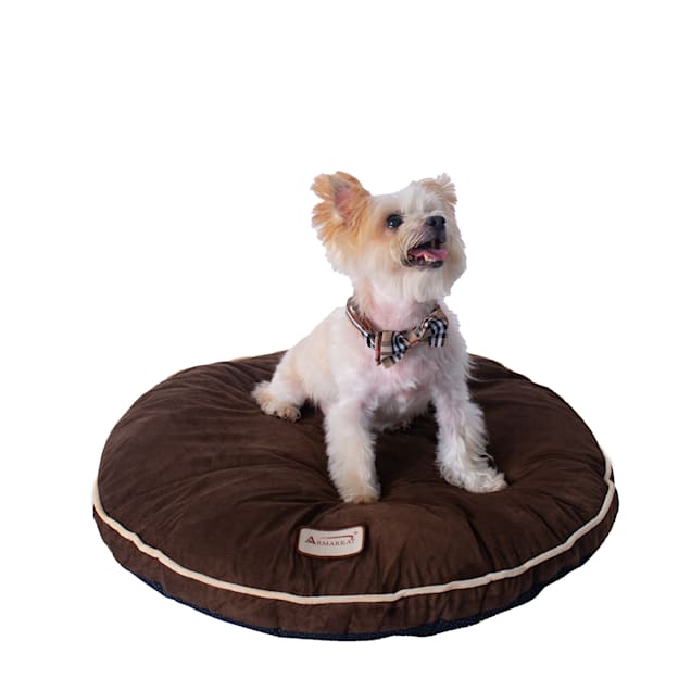 Armarkat Mocha Cushion Pet Bed, 25" L X 25" W X 3.5" H - Carousel image #1