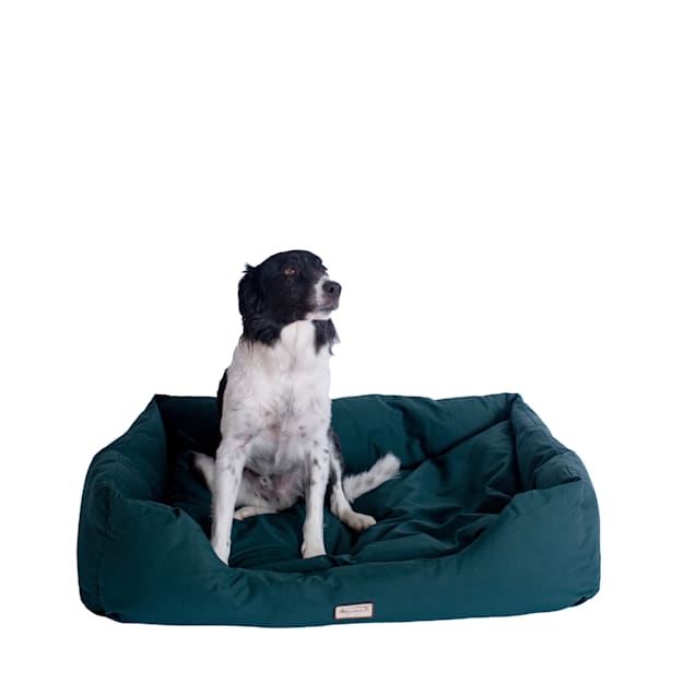 Armarkat Bolstered Pet Bed, 29" L X 22" W X 8" H, Green - Carousel image #1