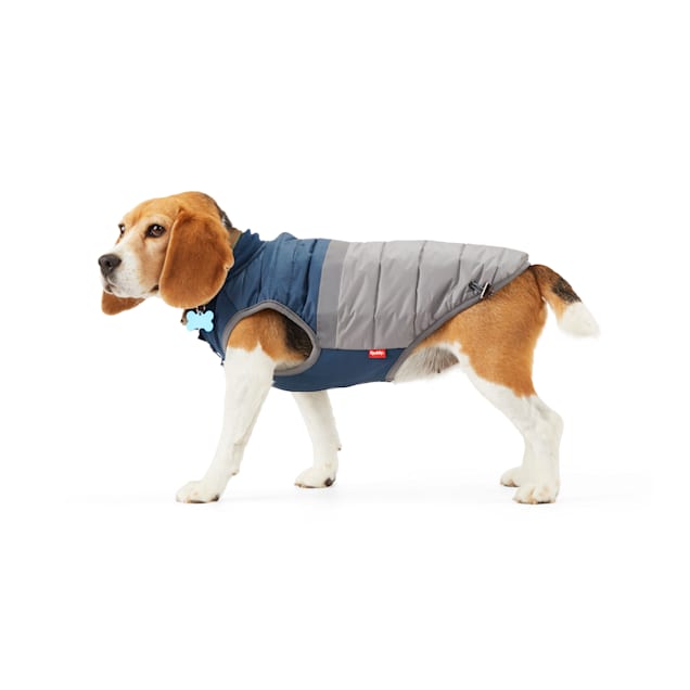 Reddy PrimaLoft Lightweight Insulation Grey Dog Puffer Jacket, X