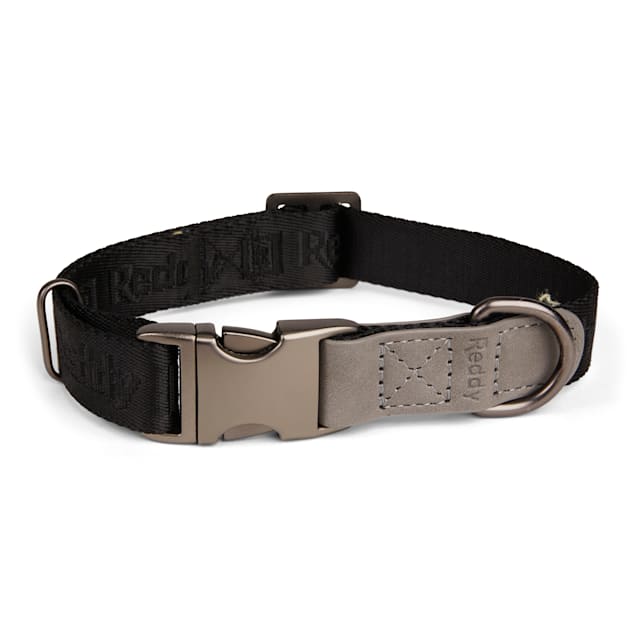 Extra-small pet collar in black and ivory Demetra