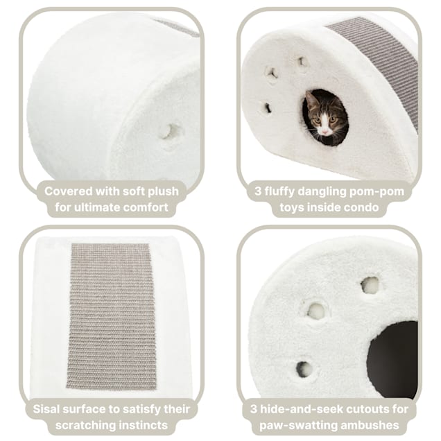 Trixie Cream Topi Cat Condo 13 H Petco