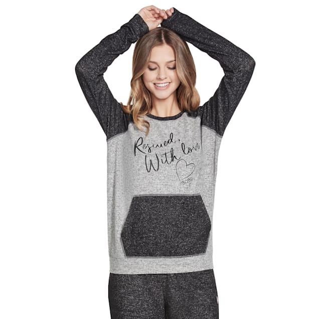BOBS from Skechers Black With Love Cozy Pullover, Medium - Carousel image #1