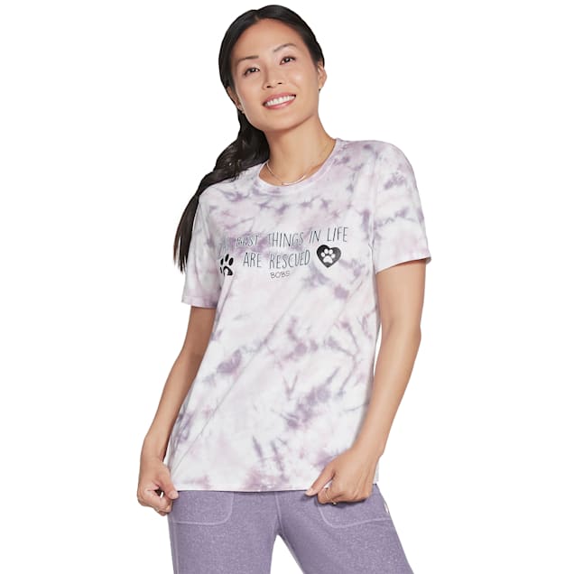 BOBS from Skechers Purple Best Things Tee, Medium - Carousel image #1