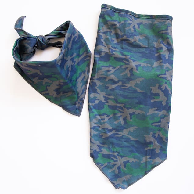 American Fashion Network Pet and Parent Camo Bandana & Mask Set, Small/Medium - Carousel image #1