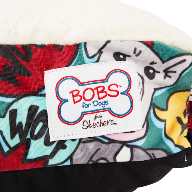 BOBS Skechers Comic Lounger Dog Bed 32 x27 Memory Foam