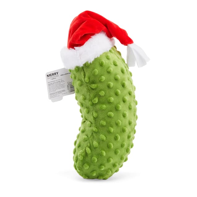christmas pickle dog toy petco