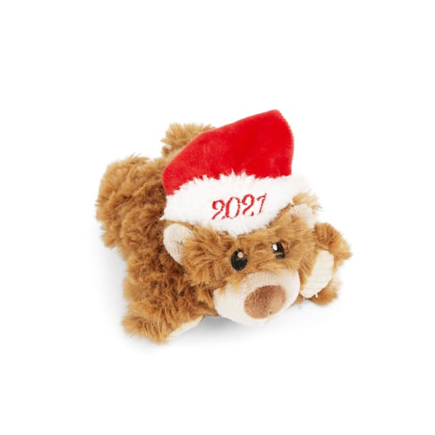 Merry Makings 2021 Edition Bear Hugs Plush Dog Toy, Small - Carousel image #1