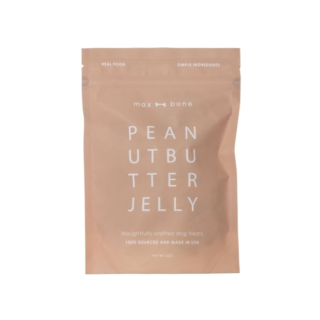 maxbone Grain Free Peanut Butter and Jelly Dog Treats, 5 oz. - Carousel image #1