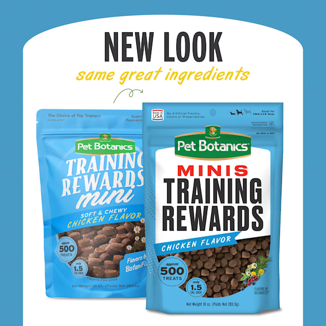 Pet Botanics Training Rewards Chicken Mini Soft Chewy Dog Treats
