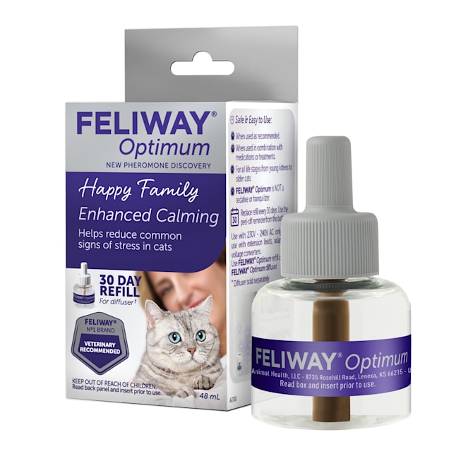 Feliway Optimum Cat and Kitten Stress Reducing and Calming Refill 48ml