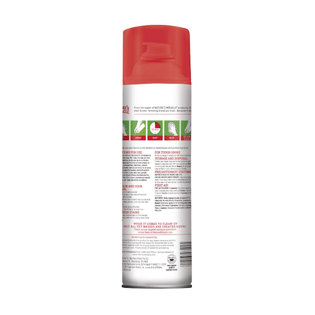 Nature's miracle cat urine destroyer foam shop