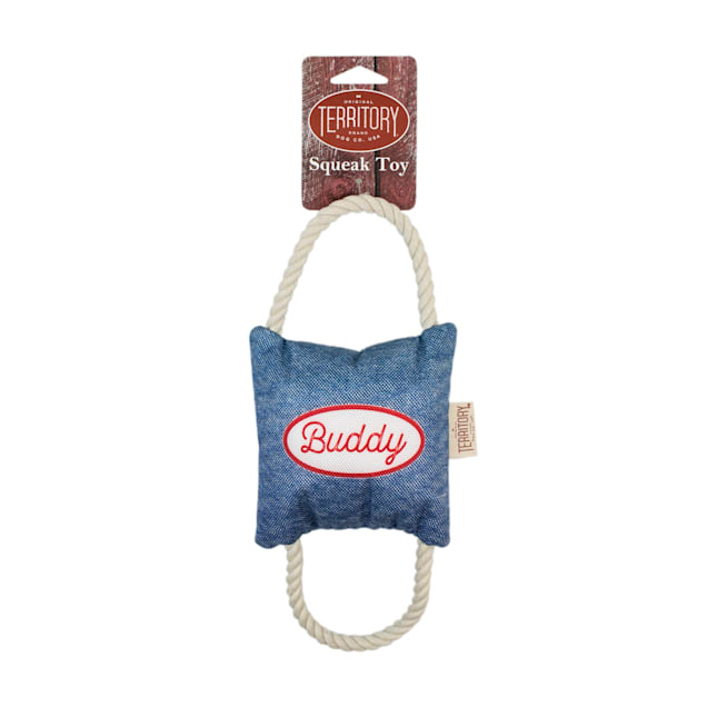 Territory Buddy Denim 2-Way Tug Toy - Carousel image #1