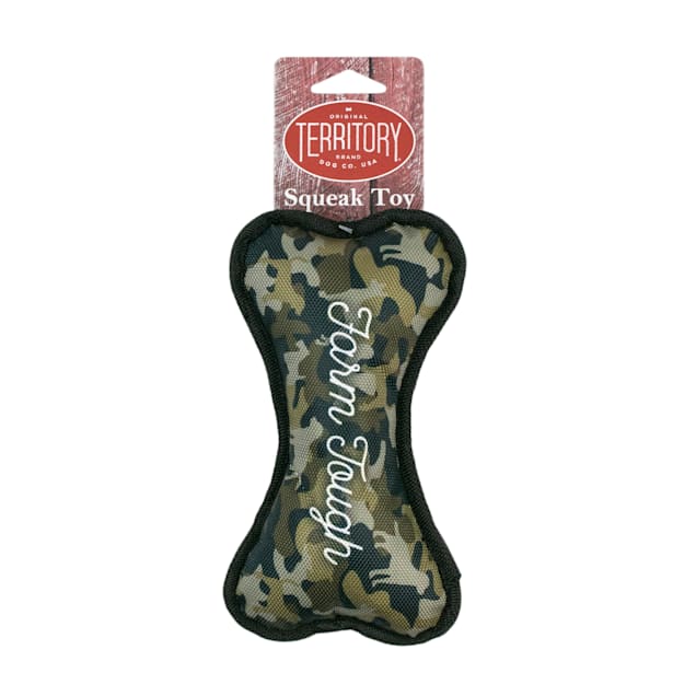Territory Camo Pup Bone Dog Toy - Carousel image #1