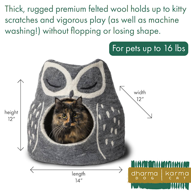 Owl cat bed hotsell