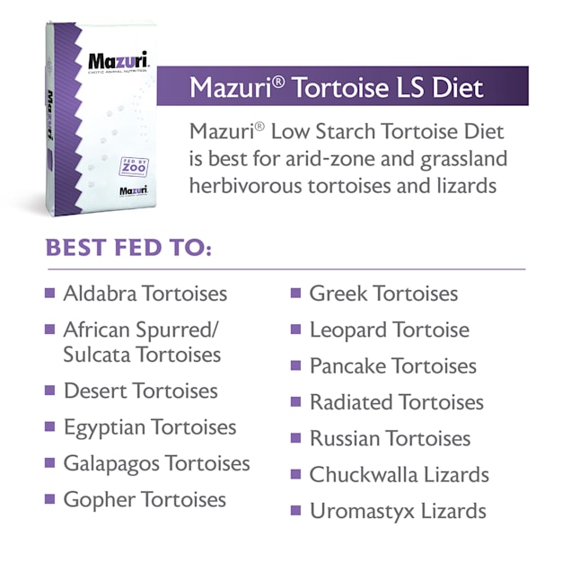 Mazuri tortoise food 50 lbs shop