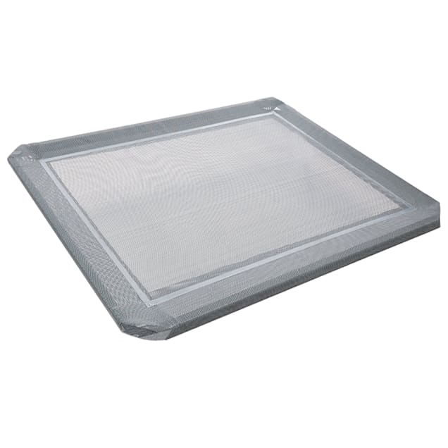 Paws & Pals Gray Elevated Pet Bed Lounger Replacement Cover, 25" L X 25" W X 1" H - Carousel image #1