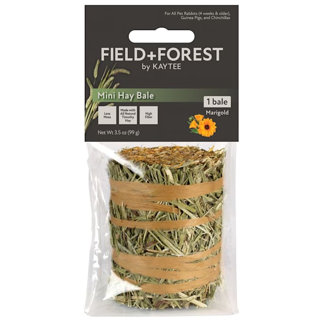 Kaytee Field+Forest Marigold Mini Hay Bales, 3.5 oz. - Carousel image #1