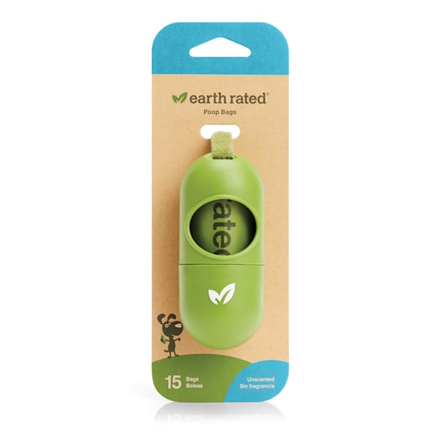 Earth Rated Unscented Poop Bags for Pets, Count of 15 - Carousel image #1