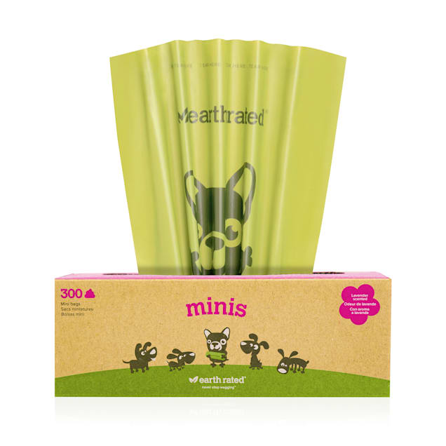 Earth Rated Mini Dog Poop Bags Pantry Pack Scented Bags, 300 Count - Carousel image #1