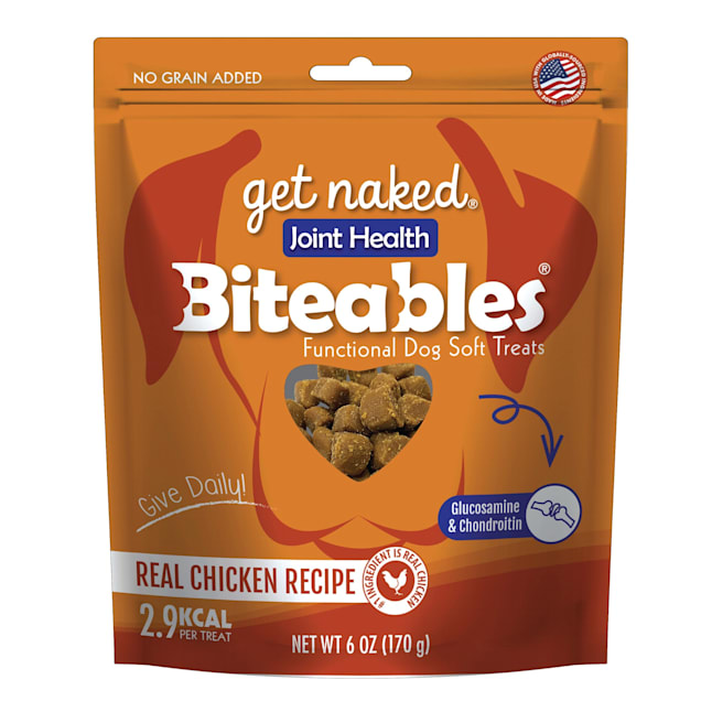 Get Naked Joint Health Biteables Real Chicken Recipe Dog Soft Treats, 6 oz. - Carousel image #1