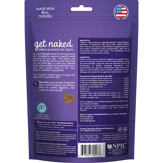 Get Naked Digestive Health Chicken Flavor Soft Cat Treats 2.5 oz