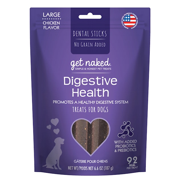 Get Naked Digestive Health Chicken Flavor Large Dog Treats, 6.6 oz. - Carousel image #1