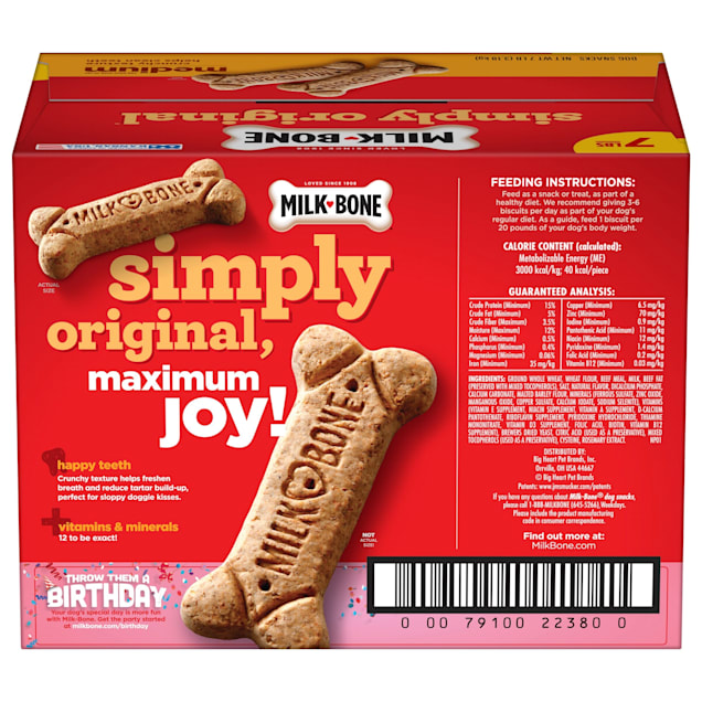 Milk Bone Simply Original Medium Dog Biscuits 7 lbs. Petco