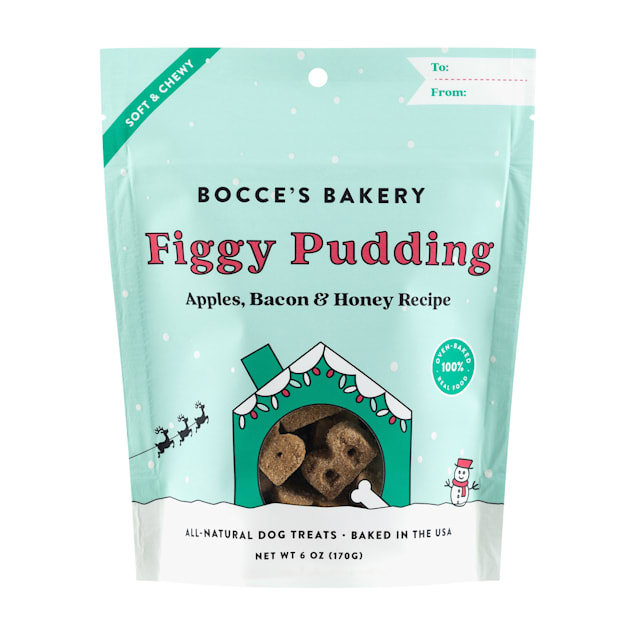 Bocce's Bakery All-Natural Figgy Pudding Soft & Chewy Dog Treats, 6 oz. - Carousel image #1