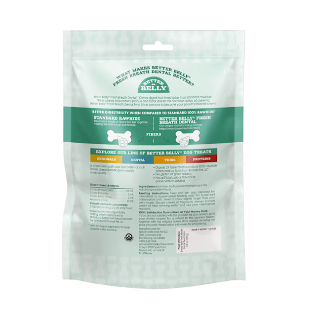 Better belly dental chews store