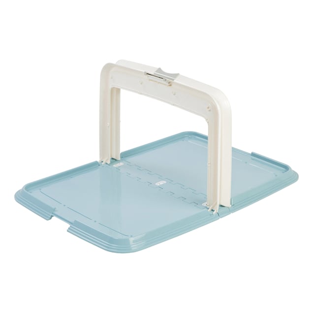 IRIS USA Square Potty Training Pad Holder, Blue 