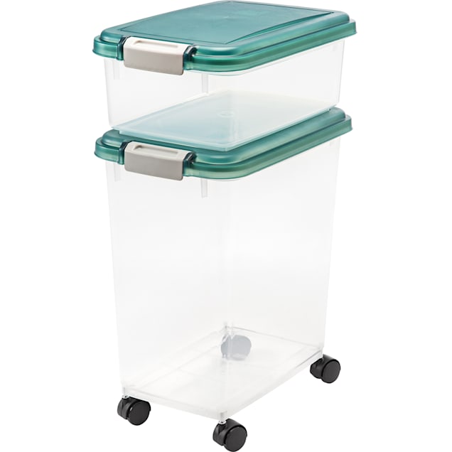 Iris Green Airtight Pet Food Storage Container combo - Carousel image #1
