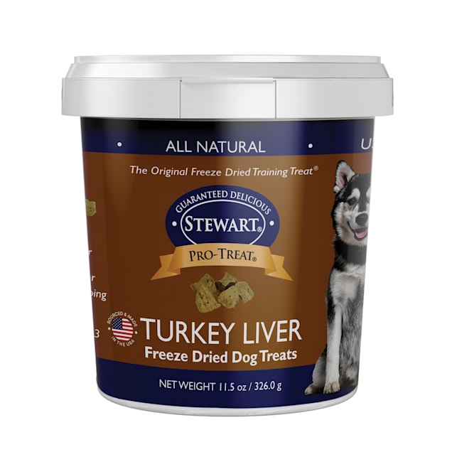 Stewart Turkey Liver Freeze Dried Dog Treats, 11.5 oz. - Carousel image #1