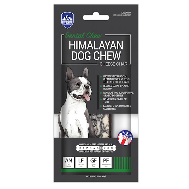 Himalayan Dog Chew Cheese-Char Dental Chew, 2.3 oz., Count of 1 - Carousel image #1