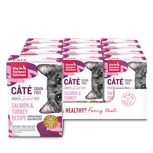 The Honest Kitchen Cate Grain Free Salmon Turkey Pate Wet Cat